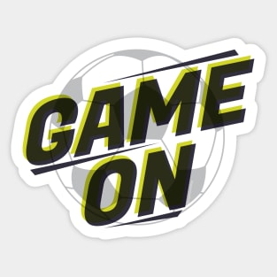 Game On Soccer Ball © GraphicLoveShop Sticker